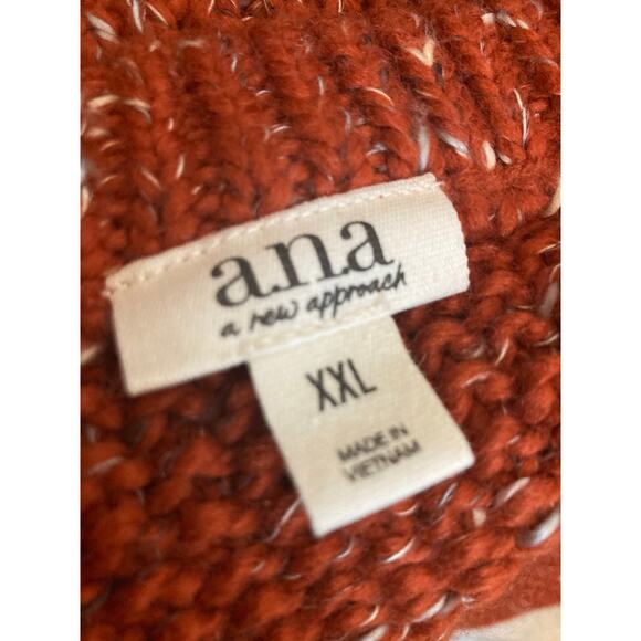 A.N.A. Knit sweater curvy plus holiday cozy ski lodge cabincore xxl - Picture 7 of 9